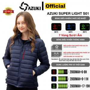 Áo Điện Sưởi Ấm Azuki siêu nhẹ